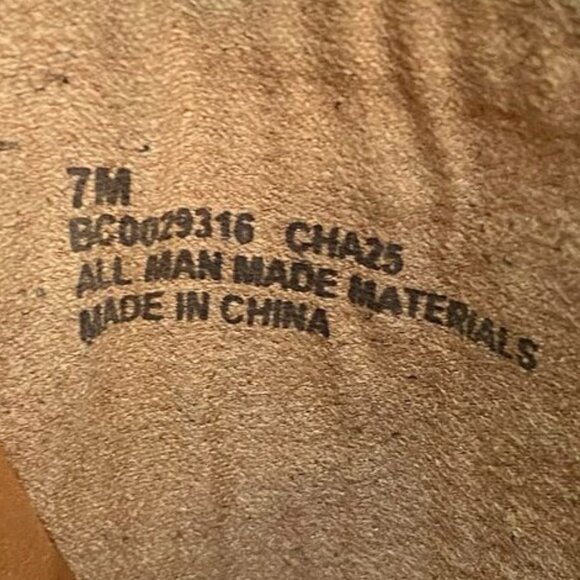 b.ø.c. by Born Tan Brown Slide Sandals Comfort Footbed Women’s 7M - Picture 4 of 10